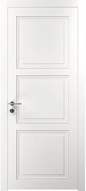 Межкомнатная дверь Milano Neo Classic, цвет - Белая эмаль (RAL 9003), Без стекла (ДГ)