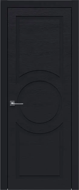 Межкомнатная дверь Tivoli М-5, цвет - Черная эмаль по шпону (RAL 9004), Без стекла (ДГ)