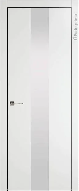 Межкомнатная дверь Tivoli Ж-5, цвет - Белая эмаль (RAL 9003), Со стеклом (ДО)