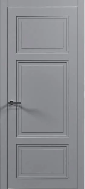 Межкомнатная дверь Siena Neo Classic, цвет - Серебристо-серая эмаль (RAL 7045), Без стекла (ДГ)