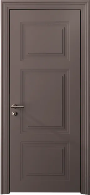 Межкомнатная дверь Siena Neo Classic Scalino, цвет - Серо-Розовый мордовник эмаль (RAL 020-60-05), Без стекла (ДГ)