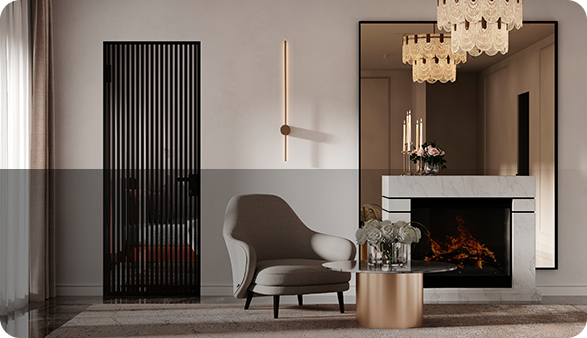 Алюминиевые двери