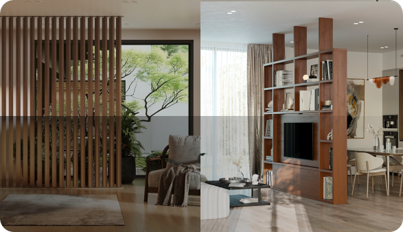 Баффели, стеллажи