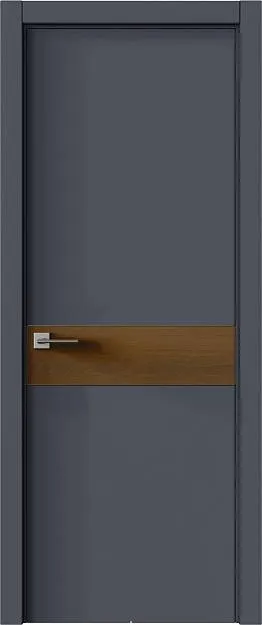 Межкомнатная дверь Tivoli И-4, цвет - Графитово-серая эмаль (RAL 7024), Без стекла (ДГ)