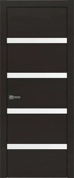 Межкомнатная дверь Tivoli Д-4, цвет - Дуб графит, Без стекла (ДГ)