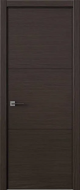 Межкомнатная дверь Tivoli В-2, цвет - Дуб графит, Без стекла (ДГ)