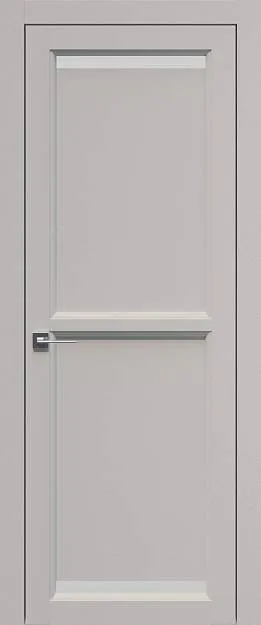 Межкомнатная дверь Sorrento-R Г1, цвет - Магнолия ST, Без стекла (ДГ)