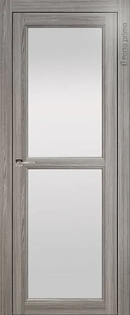 Межкомнатная дверь Sorrento-R В1, цвет - Орех пепельный, Со стеклом (ДО)