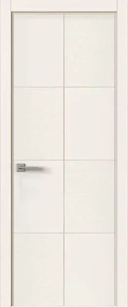 Межкомнатная дверь Tivoli Л-2, цвет - Бежевая эмаль-эмаль по шпону (RAL 9010), Без стекла (ДГ)