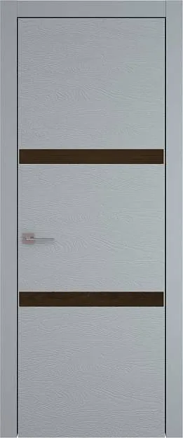 Межкомнатная дверь Tivoli В-4, цвет - Серебристо-серая эмаль по шпону (RAL 7045), Без стекла (ДГ)