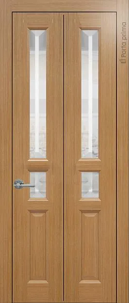 Межкомнатная дверь Porta Classic Imperia-R, цвет - Миланский орех, Со стеклом (ДО)