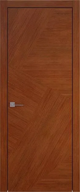 Межкомнатная дверь Tivoli М-1, цвет - Темный орех, Без стекла (ДГ)