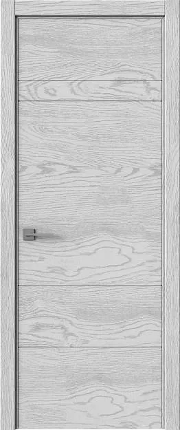 Межкомнатная дверь Tivoli К-2, цвет - Белый ясень (nano-flex), Без стекла (ДГ)