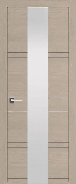 Межкомнатная дверь Tivoli Ж-2, цвет - Дуб муар, Со стеклом (ДО)