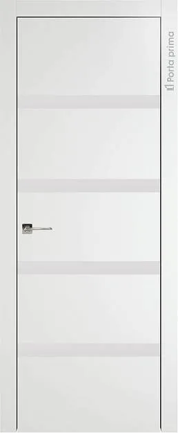 Межкомнатная дверь Tivoli Д-4, цвет - Белый ST, Без стекла (ДГ)