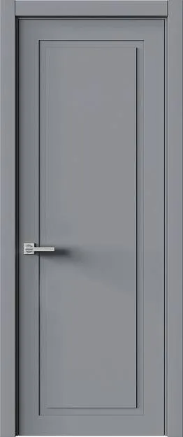 Межкомнатная дверь Tivoli Д-5, цвет - Серебристо-серая эмаль (RAL 7045), Без стекла (ДГ)