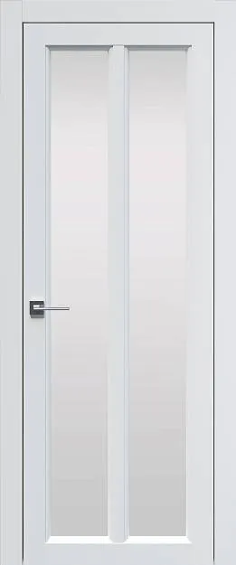 Межкомнатная дверь Sorrento-R Д4, цвет - Белый ST, Со стеклом (ДО)