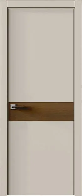 Межкомнатная дверь Tivoli И-4, цвет - Серо-оливковая эмаль (RAL 7032), Без стекла (ДГ)