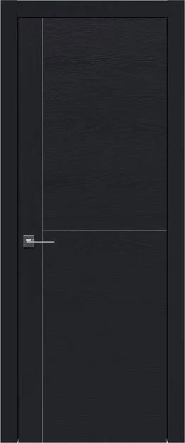 Межкомнатная дверь Tivoli Е-3, цвет - Черная эмаль по шпону (RAL 9004), Без стекла (ДГ)