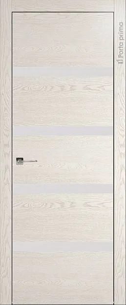 Межкомнатная дверь Tivoli Д-4, цвет - Белый ясень (nano-flex), Без стекла (ДГ)