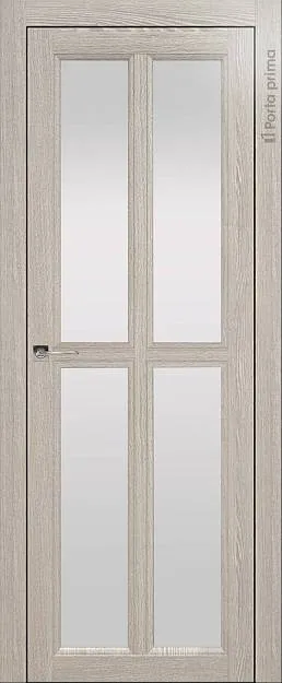 Межкомнатная дверь Sorrento-R И4, цвет - Серый дуб, Со стеклом (ДО)