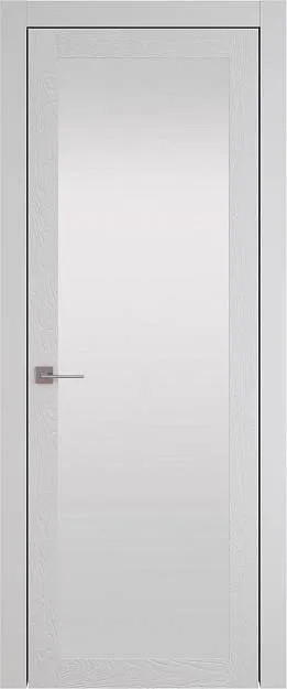 Межкомнатная дверь Tivoli З-2, цвет - Серая эмаль по шпону (RAL 7047), Со стеклом (ДО)