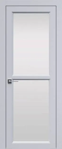 Межкомнатная дверь Sorrento-R В1, цвет - Белый ST, Со стеклом (ДО)