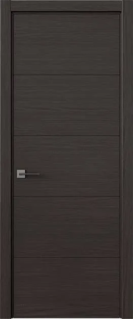 Межкомнатная дверь Tivoli Д-2, цвет - Дуб графит, Без стекла (ДГ)