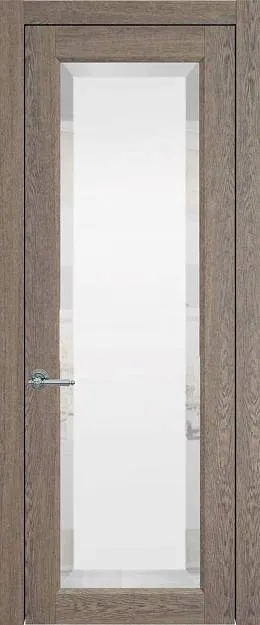 Межкомнатная дверь Domenica, цвет - Дуб антик, Со стеклом (ДО)