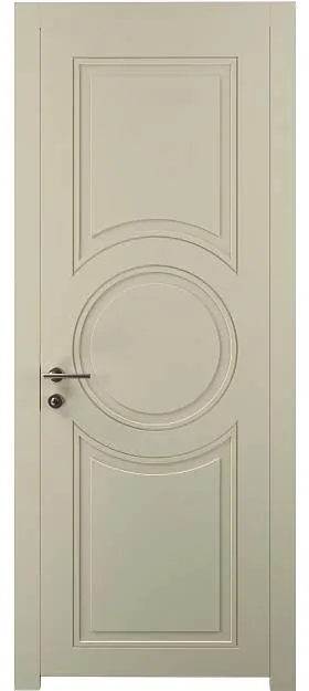 Межкомнатная дверь Ravenna Neo Classic, цвет - Серо-оливковая эмаль (RAL 7032), Без стекла (ДГ)