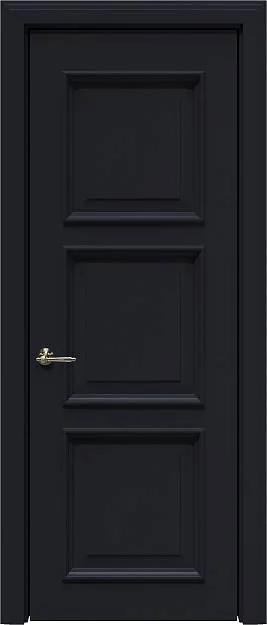 Межкомнатная дверь Milano LUX, цвет - Черная эмаль (RAL 9004), Без стекла (ДГ)