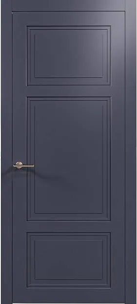 Межкомнатная дверь Siena Neo Classic, цвет - Графитово-серая эмаль (RAL 7024), Без стекла (ДГ)