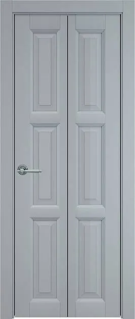Межкомнатная дверь Porta Classic Milano, цвет - Серебристо-серая эмаль (RAL 7045), Без стекла (ДГ)