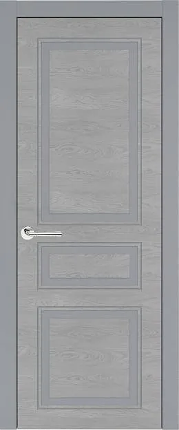 Межкомнатная дверь Imperia-R Neo Classic, цвет - Серебристо-серая эмаль по шпону (RAL 7045), Без стекла (ДГ)