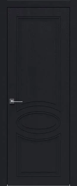 Межкомнатная дверь Florencia Neo Classic, цвет - Черная эмаль по шпону (RAL 9004), Без стекла (ДГ)