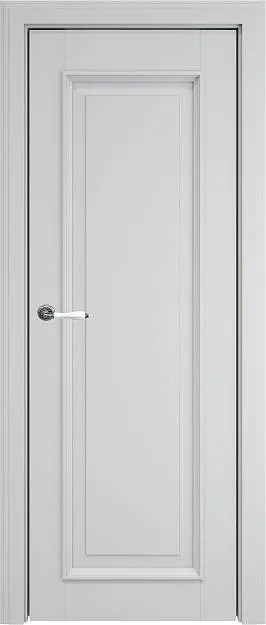 Межкомнатная дверь Domenica LUX, цвет - Серая эмаль (RAL 7047), Без стекла (ДГ)
