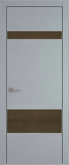 Межкомнатная дверь Tivoli К-4, цвет - Серебристо-серая эмаль по шпону (RAL 7045), Без стекла (ДГ)