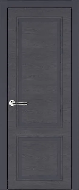 Межкомнатная дверь Dinastia Neo Classic, цвет - Графитово-серая эмаль по шпону (RAL 7024), Без стекла (ДГ)