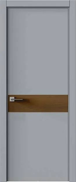 Межкомнатная дверь Tivoli И-4, цвет - Серебристо-серая эмаль (RAL 7045), Без стекла (ДГ)