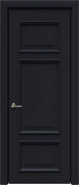 Межкомнатная дверь Siena LUX, цвет - Черная эмаль (RAL 9004), Без стекла (ДГ)