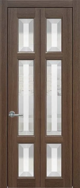 Межкомнатная дверь Porta Classic Siena, цвет - Дуб торонто, Со стеклом (ДО)