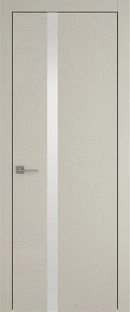 Межкомнатная дверь Tivoli Д-1, цвет - Серо-оливковая эмаль по шпону (RAL 7032), Без стекла (ДГ)