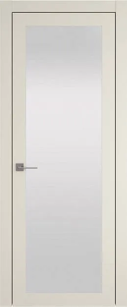 Межкомнатная дверь Tivoli З-2, цвет - Магнолия ST, Со стеклом (ДО)