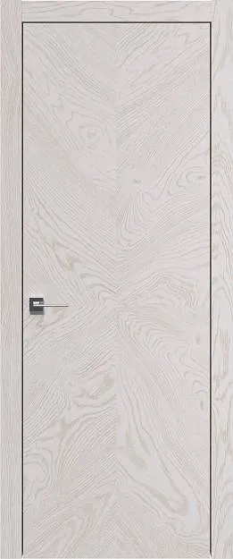 Межкомнатная дверь Tivoli И-1, цвет - Белый ясень (nano-flex), Без стекла (ДГ)