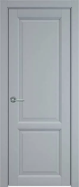 Межкомнатная дверь Dinastia, цвет - Серебристо-серая эмаль (RAL 7045), Без стекла (ДГ)