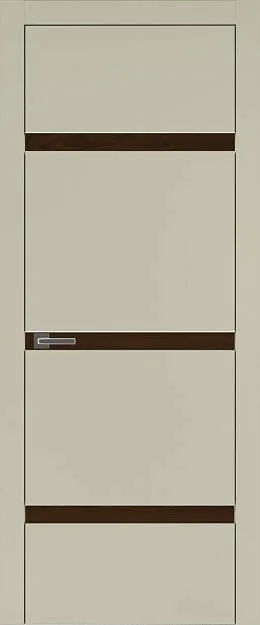 Межкомнатная дверь Tivoli Г-4, цвет - Серо-оливковая эмаль (RAL 7032), Без стекла (ДГ)