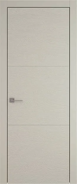Межкомнатная дверь Tivoli В-2, цвет - Серо-оливковая эмаль по шпону (RAL 7032), Без стекла (ДГ)