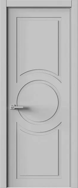 Межкомнатная дверь Tivoli М-5, цвет - Серая эмаль (RAL 7047), Без стекла (ДГ)