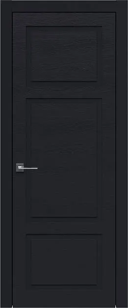 Межкомнатная дверь Tivoli К-5, цвет - Черная эмаль по шпону (RAL 9004), Без стекла (ДГ)