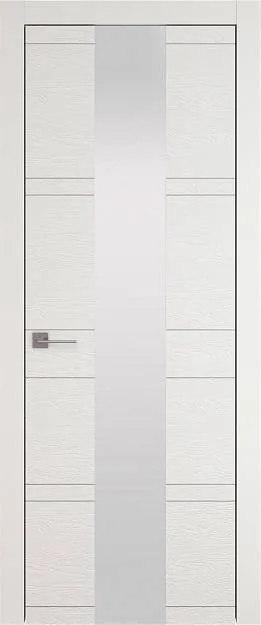 Межкомнатная дверь Tivoli Ж-2, цвет - Белая эмаль по шпону (RAL 9003), Со стеклом (ДО)